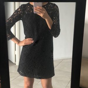 Mango Black Lace dress